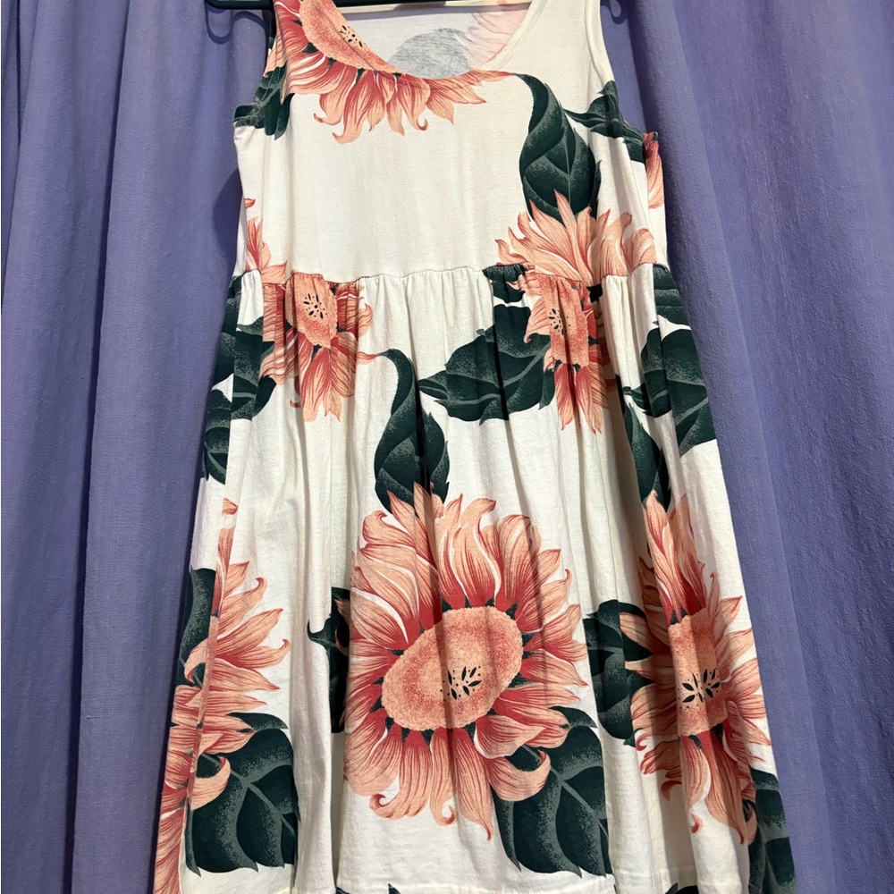 Woman’s Floral Dress